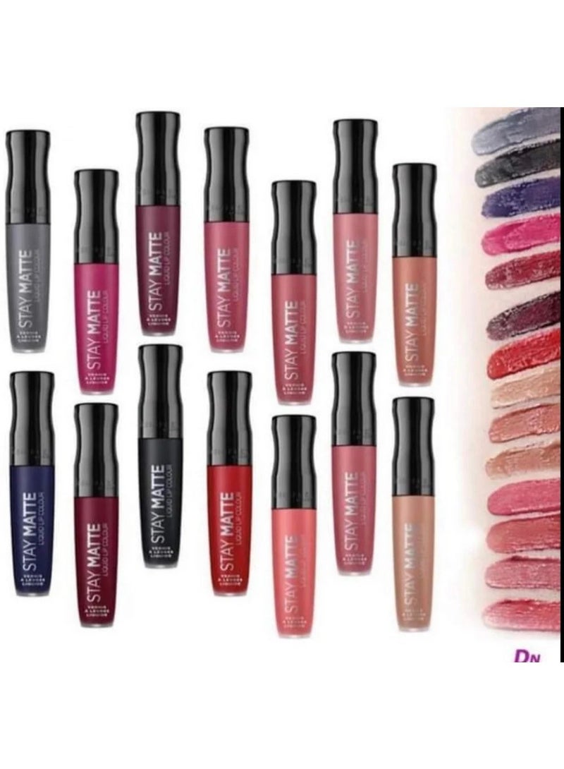 RIMMEL LONDON Stay Matte Liquied Lip Color - 710 Latte To Go - Image 5